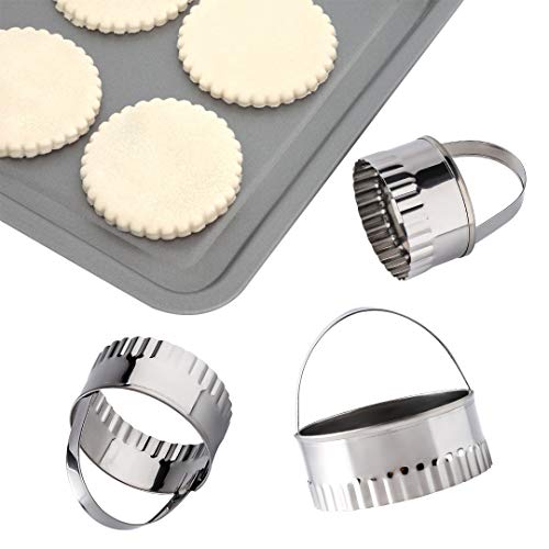Meichu Dough Blender Stainless Steel, Pastry Scraper, Biscuit Cutter Set, Professional Baking Dough Tools Scraper Chopper Blender For Kitchen Baking Tools (8Pcs) #TOP7