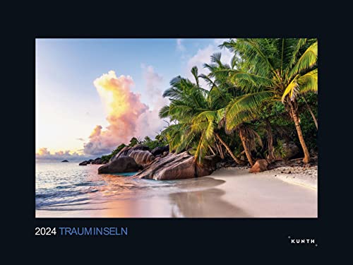 Trauminseln 2024: KUNTH Wandkalender (KUNTH Wandkalender Black Edition 60 x 45 cm)