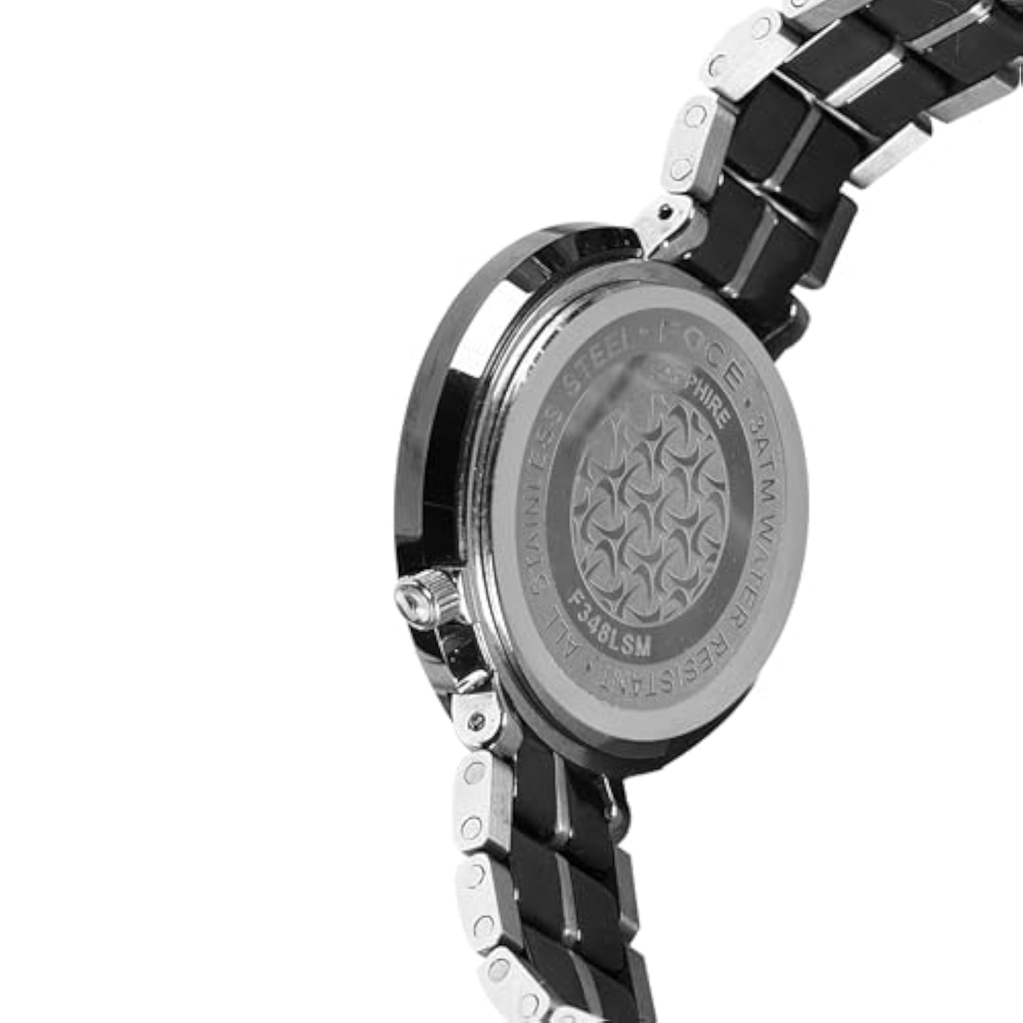 Analog Black Dial Metal Belt Watch for Women, Stylish Design