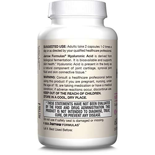 Jarrow Hyaluronic Acid 120 mg, Dietary Supplement, 60 Capsules - image 9