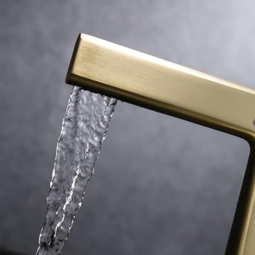 Mitigeur cascade pour lavabo de salle de bain robinet mitigeur laiton - 2