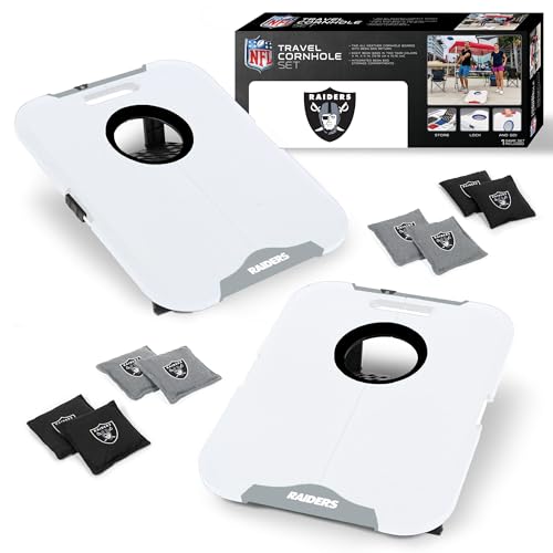 Wild Sports NFL Pro Football All-Weather Cornhole Set - Travel Be...