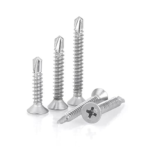 SYDARSYN Phillips Flat Head Self Tapping Self Drilling Screw for Metal/Wood - Image 2