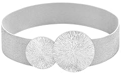 Bling Silver Band Silver Buckle