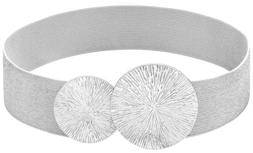 Initlove Wide Stretchy Waist Belt for Women Elastic Waistband for Dresse