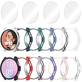 Picture of Bougraite 12+4 Pack Case for Samsung Galaxy Watch 6 Classic 47mm with Tempered Glass Screen Protector, Waterproof Hard PC Scratch Resistant Protective Cover Compatible with Galaxy Watch 6 Classic 47mm