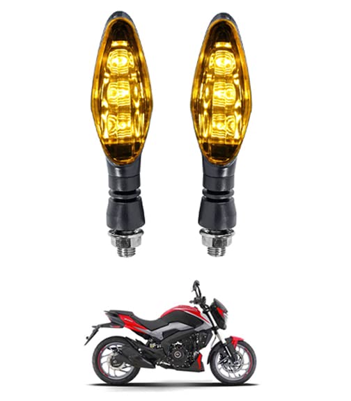MATIES Yellow i37/12V Turn Signal Bike Indicators/Running Lights For
