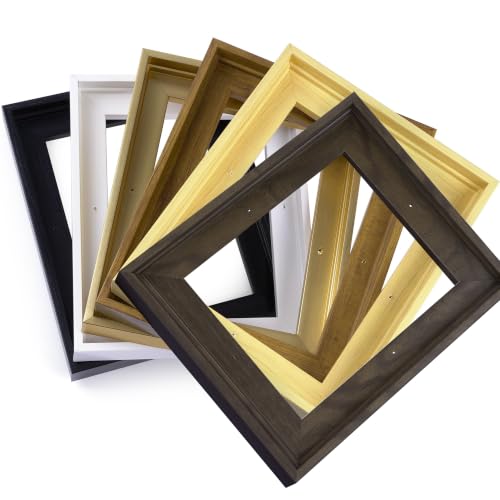 Image of 20x24 Canvas Floating Frame,0.9 inch Deep Canvas Frame,Dark Brown