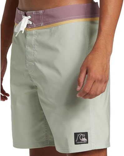 Quiksilver - Mens Original Straight Leg Solid 18 Boardshort, Color Desert Sage, Size: 364