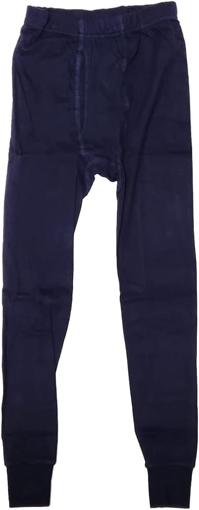 Boy's Round-Neck Thermal Set, 100% Cotton, Made in Korea, Top & Bottom