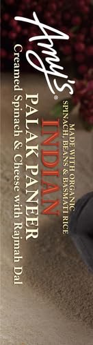 Miniatura 12 de Amy's Comidas congeladas, Paneer indio sin gluten, hecho con arroz basmati, queso, espinacas y frijoles orgánicos, 10 onzas.