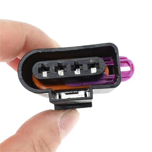 Conector bobina encendido 1J0973724 compatible con Skoda, cableado de distribuidor y sensor de auto 3