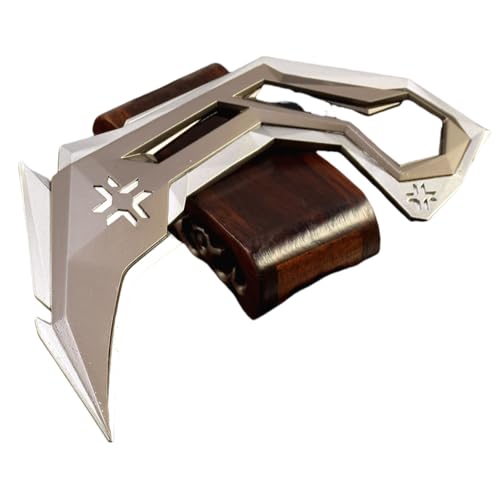 Superbuybox Game Valorant 2025 VCT Karambit Knife Martial Arts Ninja Weapons Game Collection Gift Desk Decoration Backpack Pendant Gift (VCT Karambit Silver)