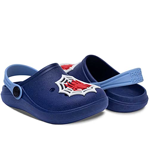 Babuche Infantil Menino Chinelo Iate Calce Facil Leve 12.36 (Azul Marinho, BR, Criança de 9 a 12 ano