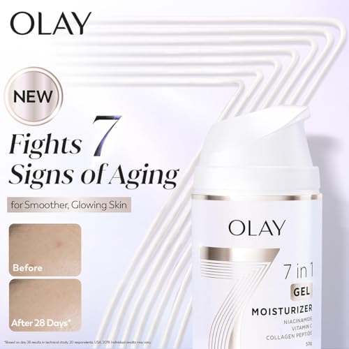 Image of Olay Regenerist Retinol 24 Night Cream, 50g + Olay 7in1 Ultra-light Gel Moisturizer, 50g