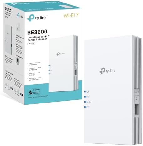 TP-Link RE220BE Ripetitore WiFi 7 Dual-Band 3600Mbps