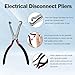 IGRARK Electrical Disconnect Pliers, 2pcs (1*Straight + 1*60), Automotive Hose Disconnect Tools for Push Tab Style Plugs