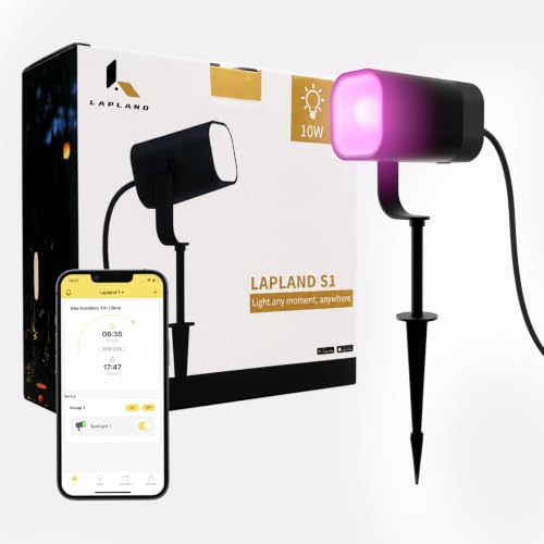 Netro Smart Landscape Spotlight for Yard Pathway Outdoor APP Control, 1Pack