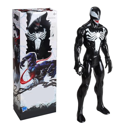 GUBOOM Venom Figura, Venom Titan Hero Series Juguetes, Titan Hero Serie Venom Action Figur, Figura de Acción de 30 cm del Superhéroe para Niños de 4 Años (Venom)