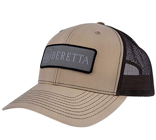 Beretta Men's Mesh Back Sdy Trucker Hat, Khaki And Black, One Size Fits All #TOP9