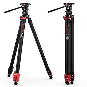 IFOOTAGE Aluminum Tripod with Fluid Head, TA3+K3