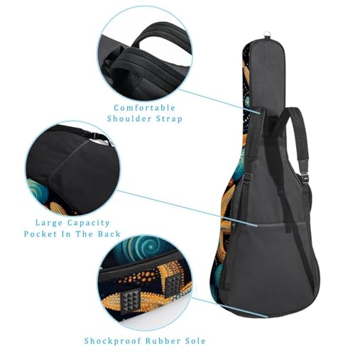 JRHEJTFZ Housse pour guitare acoustique de 1,9 cm d’épaisseur – Imperméable – Durable et élégant – Motif dessin animé étoile de mer, Multicolore 4., 42.9×16.9×4.7 in, Motif imprimé tendance - Les Beatles, Paul McCartney, John Lennon, RIngo Starr, George Harrison JRHEJTFZ Housse pour guitare acoustique de 1,9 cm d'épaisseur - Imperméable - Durable et élégant - Motif dessin animé étoile de mer, Multicolore 4., 42.9x16.9x4.7 in, Motif imprimé tendance – Image 4