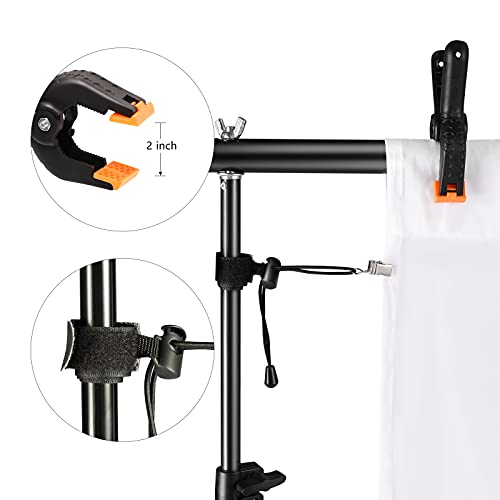 Backdrop Stand 6.5X10Ft Adjustable Photo Backdrop Stand Kit For Parties Wedding Photography With Carry Bag #TOP4