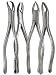 Dental Extracting Extraction Forceps Set of 4#150#151#23#217 Premium Handle, Stainless