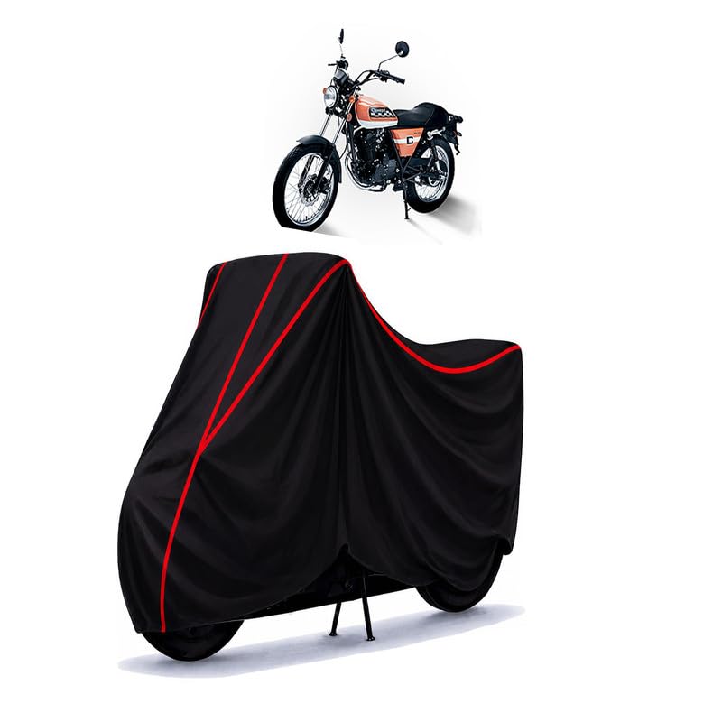 Image of Cleveland CycleWerks Ace Deluxe Dyno Water Resistant Bike Cover for All Motorcycles & Rain | Heavy Duty | UV Protection, Dustproof, Scratchproof | All Weather Two Wheeler Cover with Elastic Bottom