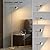 FIGDIFOR Floor Lamp for Bedroom, 3 Color Temperatures Minimalist Floor Lamp with Flexible Lamp Cap, Modern Gold Floor Lamps for Living Room Bright, Simple Standing Lamp for Office Reading Working