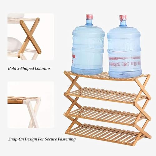 Rangement chaussures pliable pour entrée encombrée, étagère 50-100cm modulable