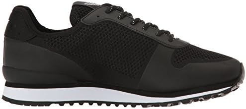 Armani Jeans Men's Mesh Detail Sneaker Fashion, Black, 44 EU/11 M US | Image 5