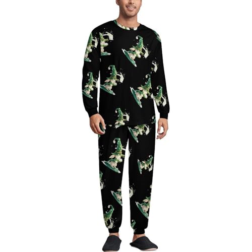 Image of Magic Rabbit Mens Pyjama Sets Soft Lounge Set PJs 2XL