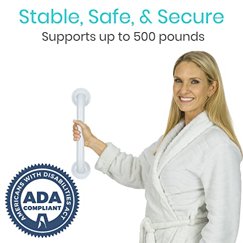 Vive Grab Bar For Bathtubs And Showers - Handicap Bathroom Safety Rail For Elderly - Wall Senior Handle For Tub, Toilet, Bath - Disability Assist Device Accessories Handrail Support For Injury #TOP1