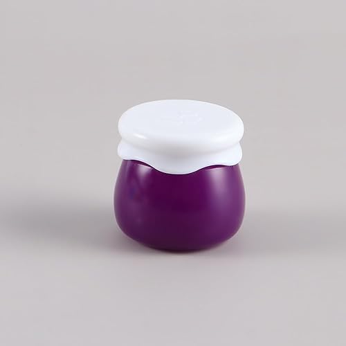 Miniatura 8 de 6 recipientes de viaje, frascos de viaje de crema, botellas recargables, tarro de crema facial, forma de fruta, 0.35 oz, accesorios de herramientas