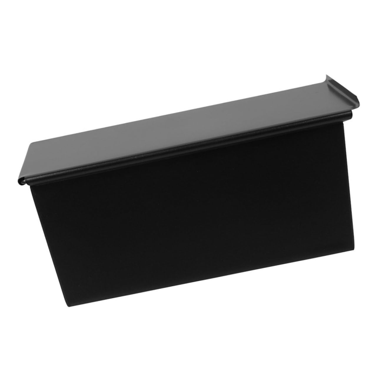 2 Moldes Deslizantes Para Pan Tostado Antiadherentes De Aluminio Con Tapa De Hierro Negro