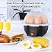 RAINBEAN Egg Cooker,7 Eggs Capacity Rapid Electric Cooker for Hard Boiler or Steamer, Auto Shut Off Feature