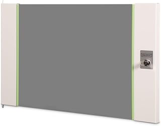DIGITUS Glas-Ersatztür für Unique Netzwerkschrank – 7 HE – passend für DN-19 07-U, DN-19 07U-6/6, DN-19 07-U-3 – mit Schloss und Schlüssel – Sicherheitsglas – Grau