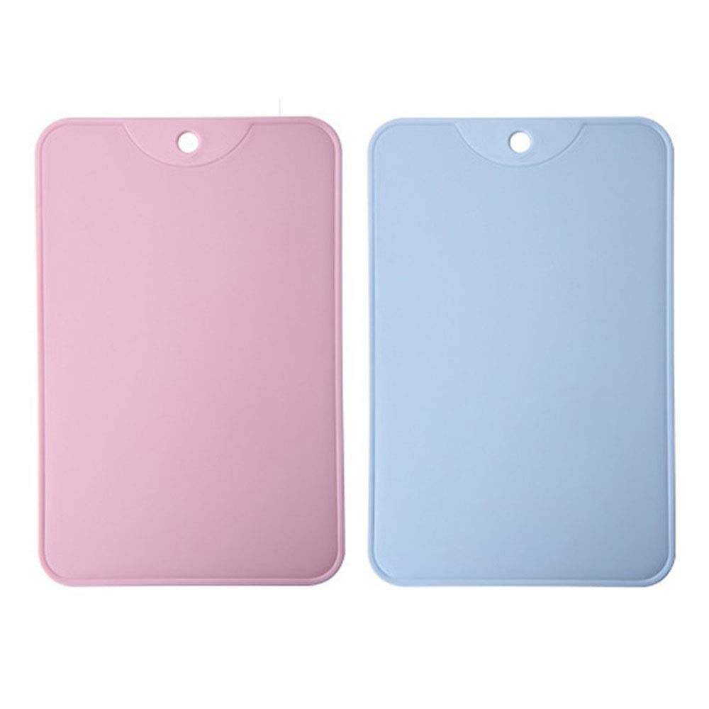 Tabla de cortar de plástico para el hogar, tabla de cortar, antideslizante, para cocina, suministros de cocina (2)