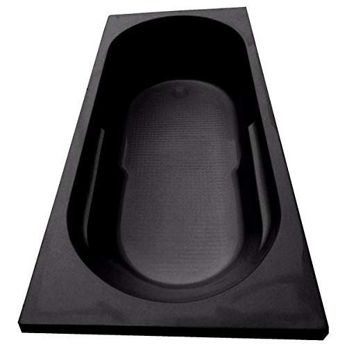 MADONNA Melody Acrylic 5 feet Rectangular Bath Tub (Black)