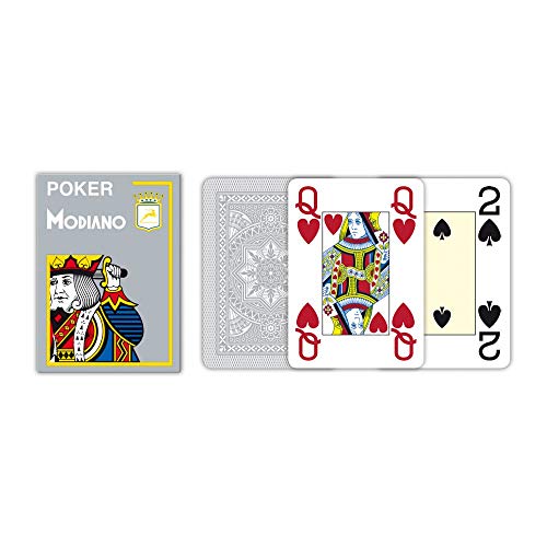 Modiano- Carte Da Poker 4 Jumbo Index, 3004882