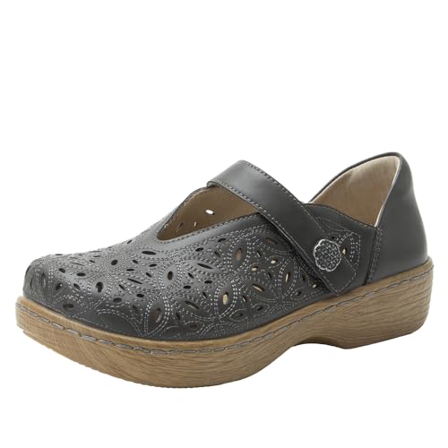 Image of Alegria Women's Opheliah Comfort Shoes V-Cut Leather Mary Jane