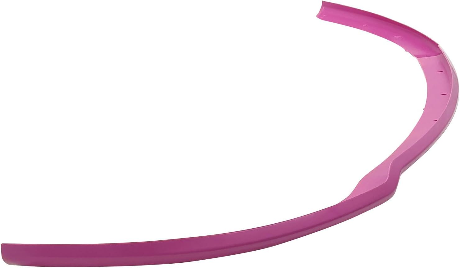 IKON MOTORSPORTS Front Bumper Lip Protector, Compatible with 2015-2023 Dodge Charger, Pink ABS Injection Air Dam Chin Spoiler Protector Splitter 1PC