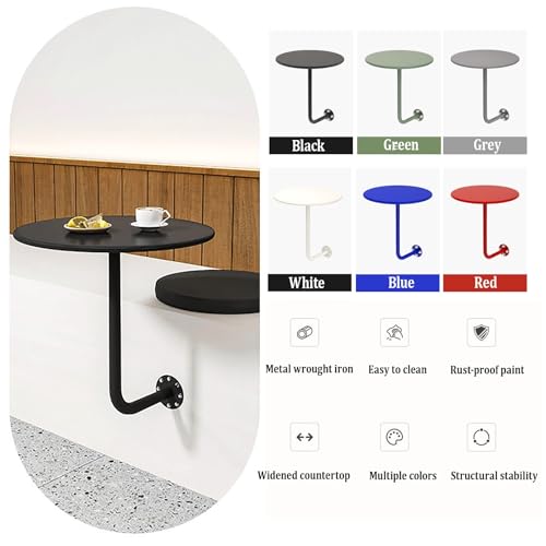Moderna mesa de comedor de pared para optimizar pisos pequeños 8