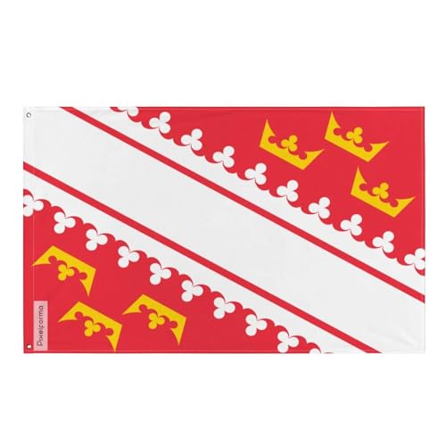 Drapeau d'Alsace pour pavoiser votre extérieur et vos fêtes régionales
