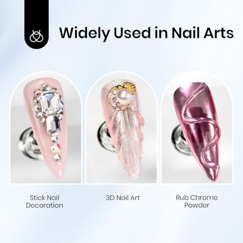 Image of Beetles White Sculpting Gel for 3D Nail Art - No Wipe 3D Rhinestone