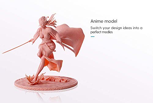 Nova3D US-204000RD510 3D Printer Red Max Resin,Standard 405Nm Uv Curing Resin For 4K/8K Lcd/Dlp/Msla 3D Printer Resin,3D Printing Liquid Fast Curing Resin,High Precision,Low Shrinkage 500G Red Wax Color Resin thumb #6