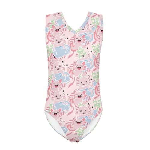 Image of Girls' Swimwear for 3-14 Cartoon Bathing Suit Girl Swimsuit Gym Leotard