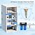 iSpring WSP-500SL Reusable Whole House Spin Down Sediment Water Filter, Siliphos Helps Prevent Scale and Corrosion, 1" MNPT + 3/4" FNPT, 500 Micron