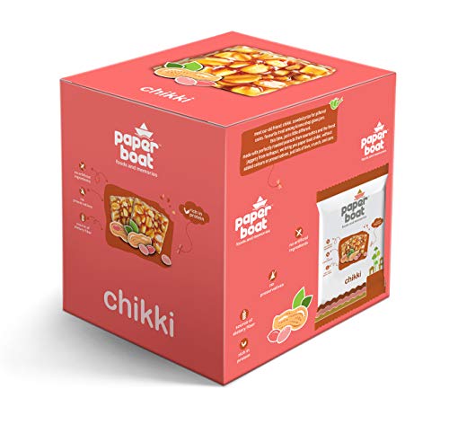 Image of Paper Boat Peanut Chikki, 30 Units x 28 g + Peanut Chikki 100gm, 10 Pieces